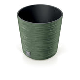Prosperplast Furu Round Planter 30x30x29.4cm - Earth Green
